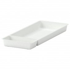 Лоток для кухонного приладдя IKEA STODJA білий 20x50 см (401.772.28)