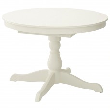 Розкладний стіл IKEA INGATORP білий 110/155 см (402.170.69)