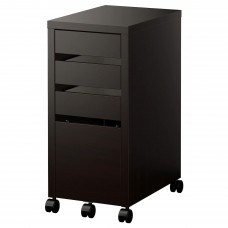 Комод з місцем для документів IKEA MICKE чорно-коричневий 35x75 см (402.447.51)