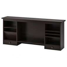 Надставка на письмовый стіл IKEA HEMNES чорно-коричневий 152x63 см (402.457.03)