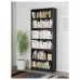 Стеллаж для книг IKEA BILLY черно-коричневый 80x28x202 см (402.638.48)