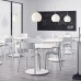 Стілець із підлокітниками IKEA JANINGE сірий (402.805.17)
