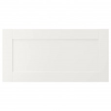 Фронтальна панель шухляди IKEA SAVEDAL білий 80x40 см (402.930.20)