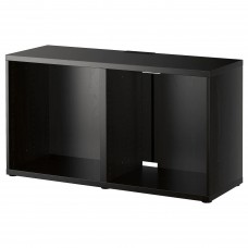 Тумба під TV IKEA BESTA чорно-коричневий 120x40x64 см (402.998.85)