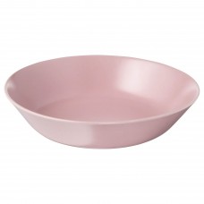 Глибока тарілка IKEA DINERA світло-рожевий 22 см (403.182.33)