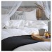 Комплект постельного белья IKEA ANGSLILJA белый 150x200/50x60 см (403.185.63)