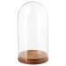Скляний купол з підставкою IKEA HARLIGA прозоре скло 27 см (403.273.03)