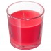 Свічка ароматична у склянці IKEA SINNLIG червоні садові ягоди червоний 7.5 см (403.373.97)