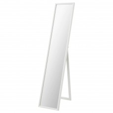 Дзеркало підлогове IKEA FLAKNAN білий 30x150 см (403.415.68)