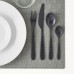 Набір столових приборів IKEA TILLAGD 24 предмети чорний (403.430.01)