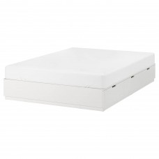 Каркас ліжка IKEA NORDLI білий 140x200 см (403.498.47)