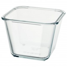Пищевой контейнер IKEA IKEA 365+ квадратный стекло 1.2 л (403.592.09)