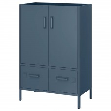 Шафа з дверима IKEA IDASEN синій 80x47x119 см (403.609.72)