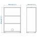 Стелаж для книг IKEA GALANT білий 80x120 см (403.651.92)