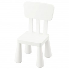 Дитячий стілець IKEA MAMMUT білий (403.653.71)