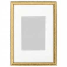 Рамка для фото IKEA SILVERHOJDEN золотистий 21x30 см (403.703.96)