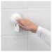 Тримач для туалетного паперу на присосці IKEA TISKEN білий (403.812.91)