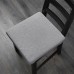 Подушка на стілець IKEA OMTANKSAM світло-сірий 40x40 см (403.845.48)
