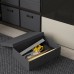 Коробка с крышкой IKEA TJENA черный 25x35x10 см (403.954.86)
