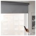 Рулонная штора блокирующая свет IKEA FYRTUR дист.управление серый 60x195 см (404.081.96)