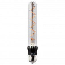LED лампочка E27 200 лм IKEA ROLLSBO регулювання яскравості видовженої форми сіре скло 34 мм (404.116.36)