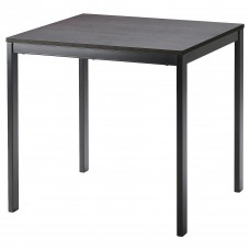 Розкладний стіл IKEA VANGSTA чорний темно-коричневий 80/120x70 см (404.201.55)