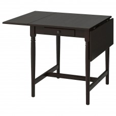 Стіл-книжка IKEA INGATORP чорно-коричневий 65/123x78 см (404.231.06)
