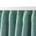 Світлонепроникні штори IKEA VILBORG зелений 145x300 см (404.234.89)