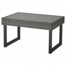 Журнальний столик IKEA SOLLERON антрацит темно-сірий 92x62 см (404.245.92)