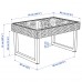 Садовый столик IKEA SOLLERON антрацит темно-серый 92x62 см (404.245.92)
