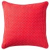 Подушка IKEA MALINMARIA червоний білий з крапками 40x40 см (404.262.42)