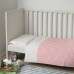 Комплект детского постельного белья IKEA GULSPARV в полоску красный 110x125/35x55 см (404.270.72)