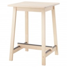 Барний стіл IKEA NORRAKER береза 74x74x102 см (404.290.14)