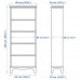 Стелаж для книг IKEA LOMMARP світло-бежевий 65x199 см (404.369.91)