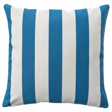 Чехол на подушку IKEA FUNKON синий белый 50x50 см (404.384.76)