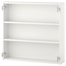 Подвесной шкаф с 2 полками IKEA ENHET белый 80x15x75 см (404.404.41)