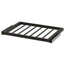 Выдвижная вешалка для брюк IKEA KOMPLEMENT черно-коричневый 75x58 см (404.465.27)