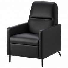 Раскладное кресло IKEA GISTAD черный (404.504.25)