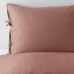 Комплект постельного белья IKEA PUDERVIVA темно-розовый 200x200/50x60 см (404.514.63)