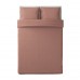 Комплект постільної білизни IKEA PUDERVIVA темно-рожевий 200x200/50x60 см (404.514.63)