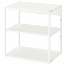 Відкритий стелаж IKEA PLATSA білий 60x40x60 см (404.525.75)