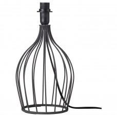 Основа настільної лампи IKEA HOLMLIDEN темно-сірий 16 см (404.603.30)