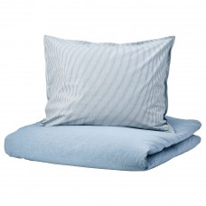 Комплект постільної білизни IKEA BLAVINDA світло-синій 200x200/50x60 см (404.617.68)