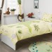 Комплект постельного белья IKEA JATTELIK Тираннозавр Рекс желтый 150x200/50x60 см (404.641.06)