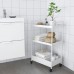 Тележка IKEA NISSAFORS белый 50.5x30x83 см (404.657.33)