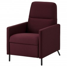 Раскладное кресло IKEA GISTAD темно-красный (404.663.89)