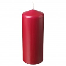 Неароматическая формовая свеча IKEA FENOMEN красный 20 см (404.666.19)