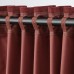 Світлонепроникні штори IKEA SANELA червоно-коричневий 140x300 см (404.795.65)