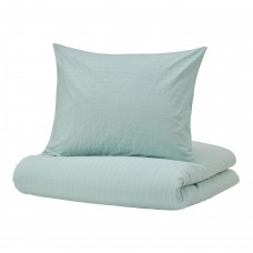 Комплект постельного белья IKEA OFELIA светлая бирюза 150x200/50x60 см (404.823.65)