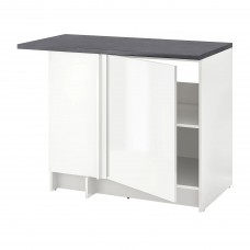 Кутова кухонна шафа IKEA KNOXHULT глянцевий білий 100x91 см (404.861.27)